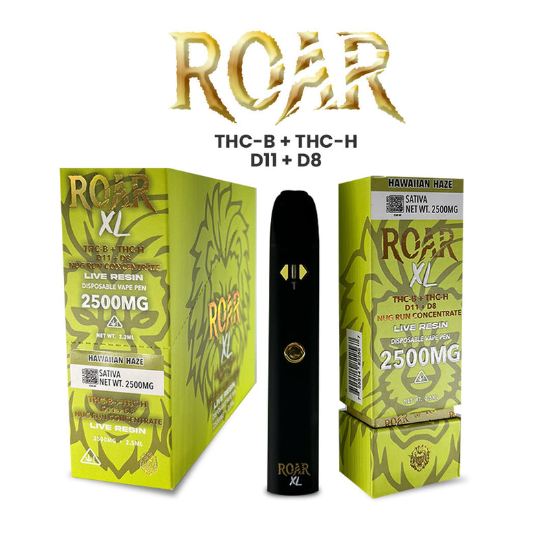 Roar XL THC-P + D8 2500MG - Hawaiin Haze - Headshop.com