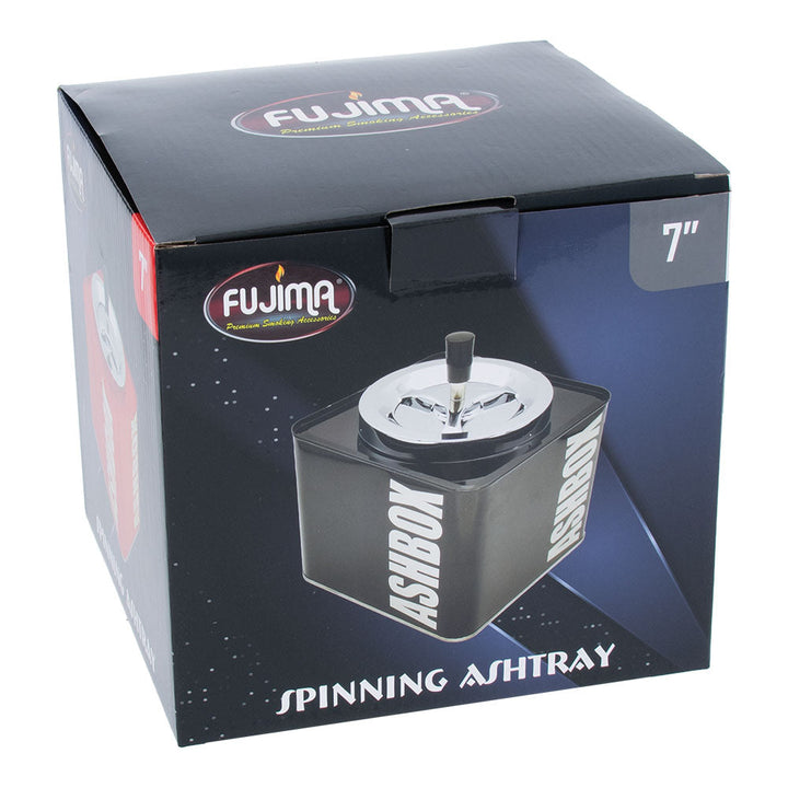 Fujima Ashbox Metal Spinning Ashtray | 7" - Headshop.com