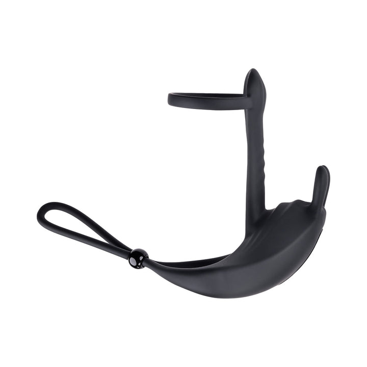 Zero Tolerance Saddle Up Rechargeable Vibrating C-Ring & Girth Enhancer Silicone Black - Headshop.com