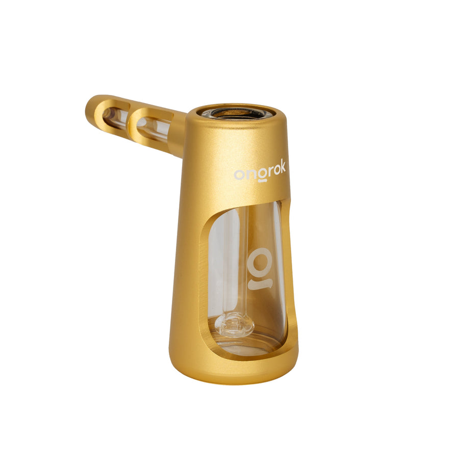 ONGROK Portable Glass Aluminum Bubbler Pipe - Headshop.com