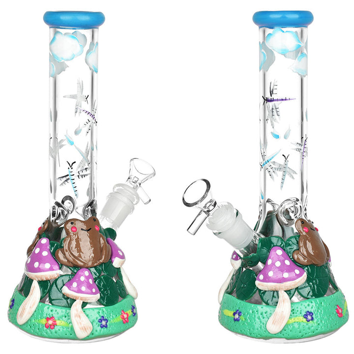 Froggy Friend Fun-guy Beaker Water Pipe | 10" | 14mm F - Headshop.com