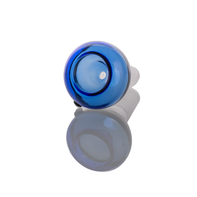 Blue Poke Ball Glass Bong Bowl - 14mm - Headshop.com