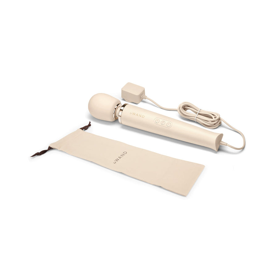Le Wand Plug-In Vibrating Massager Cream - Headshop.com