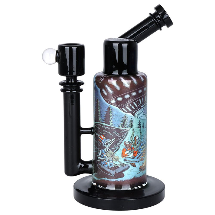 Grateful Dead x Pulsar Inside Print Water Pipe - 8.5" / 14mm F / UFO Jam - Headshop.com