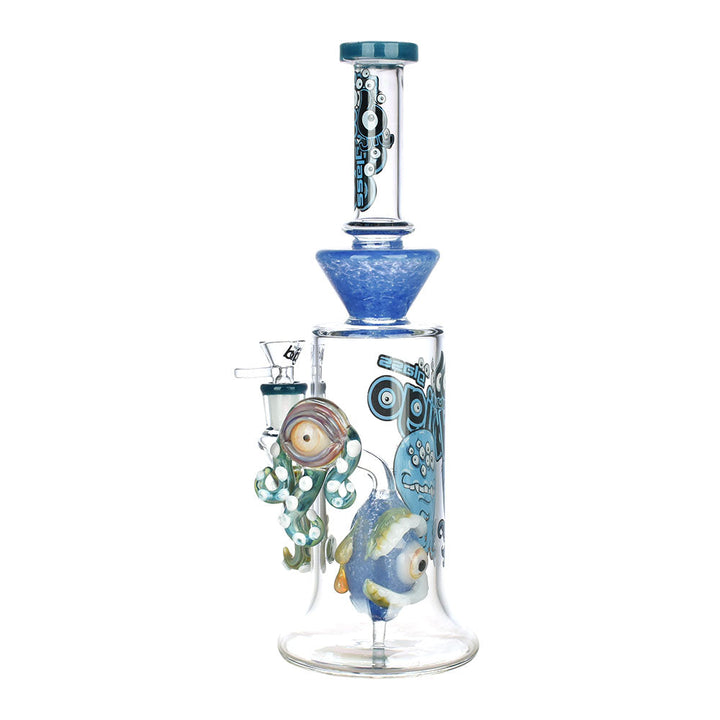 BIIGO Crazy Octopus w/ Eyeball Water Pipe - 12.25" / 14mm F - Headshop.com