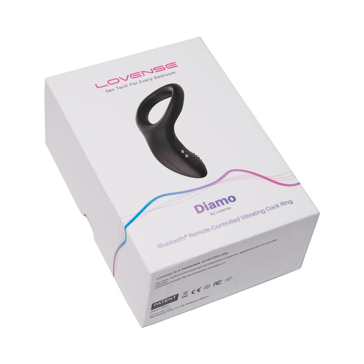 Lovense Diamo Bluetooth Remote-Controlled Vibrating Cockring - Headshop.com