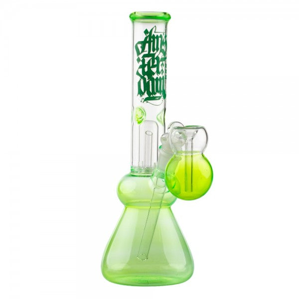Amsterdam | 12" Black Glass Water Pipe w/ Tree Perc - Headshop.com