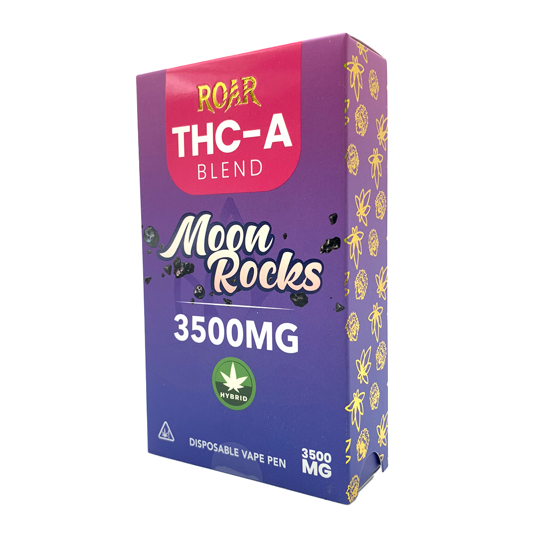Roar THC-A Blend Disposable Vape 3500MG - Moon Rocks (Hybrid) - Headshop.com