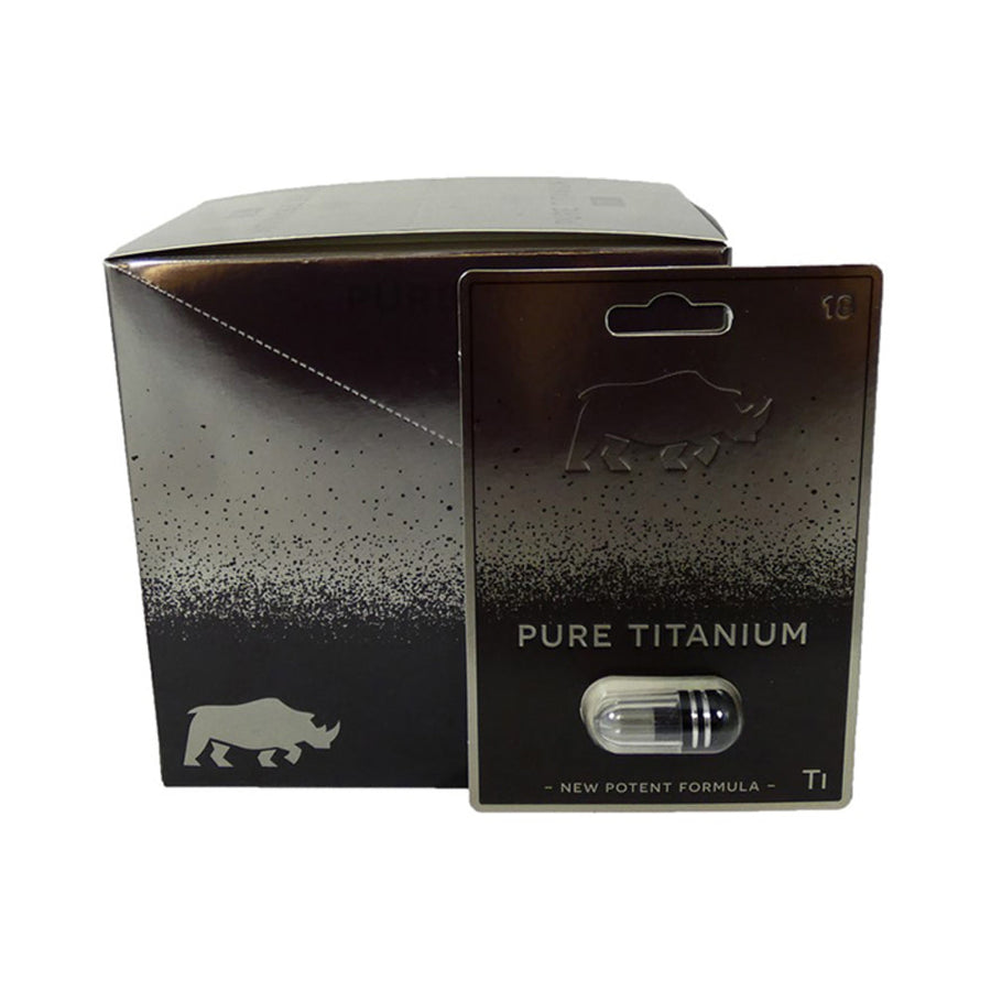 Rhino Pure Titanium Capsules 24 ct - Headshop.com