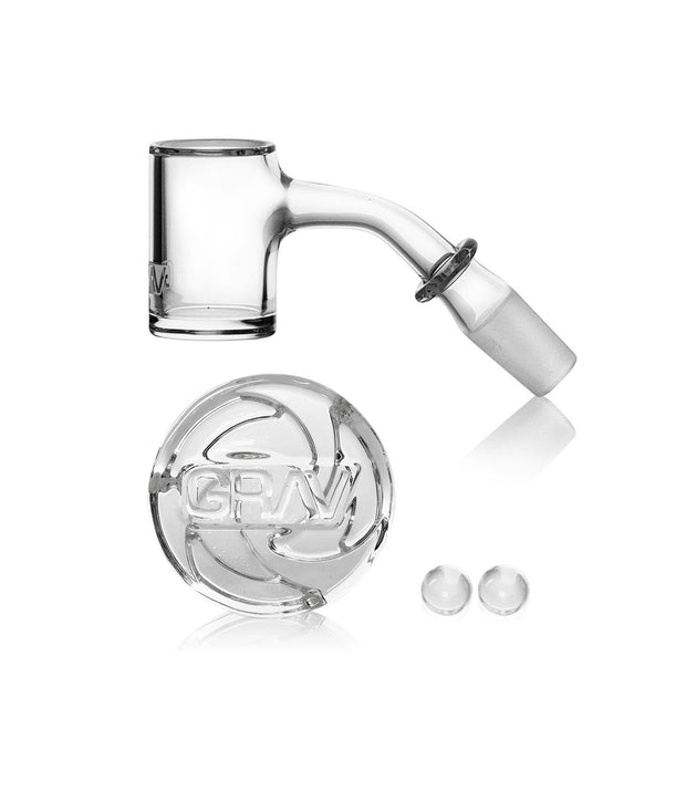 GRAV® 14mm 45° Seamless Quartz Banger Set - Headshop.com