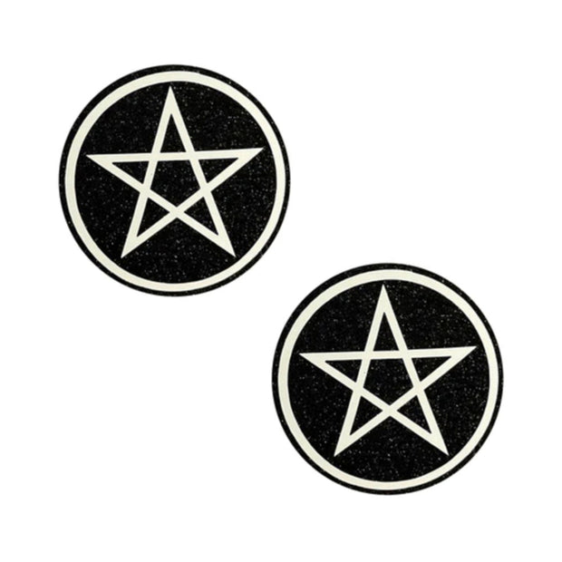 Neva Nude Pasty Wicca Black Glitter - Headshop.com