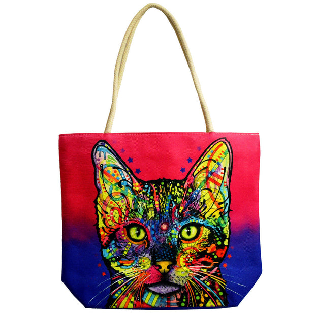 Jute Rope Handled Tote Bag - Headshop.com