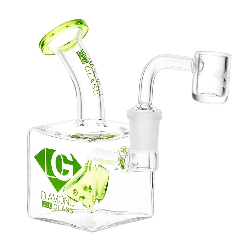 Diamond Glass SP2 Mini Dab Rig - 4.5"/ 14mm F - Headshop.com
