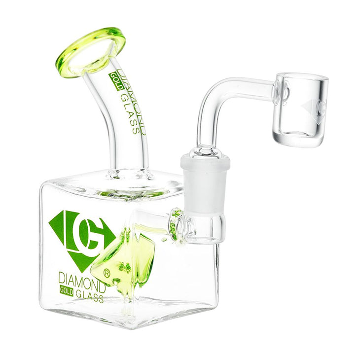 Diamond Glass SP2 Mini Dab Rig - 4.5"/ 14mm F - Headshop.com