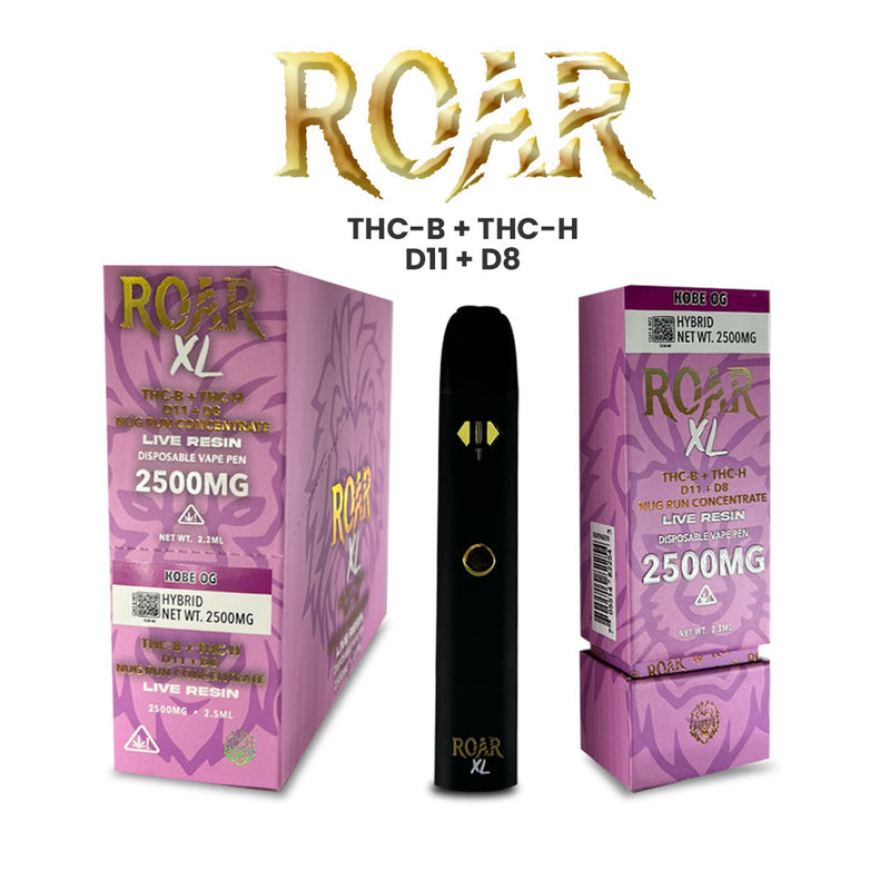 Roar XL THC-P + D8 2500MG - Kobe OG - Headshop.com