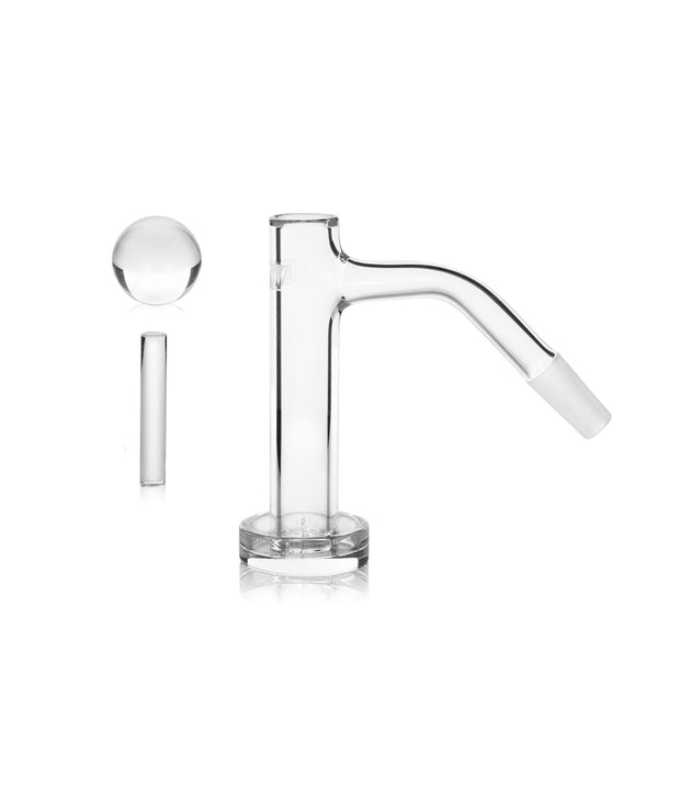 GRAV® 10mm 45° Quartz Control Tower Banger Set - Headshop.com