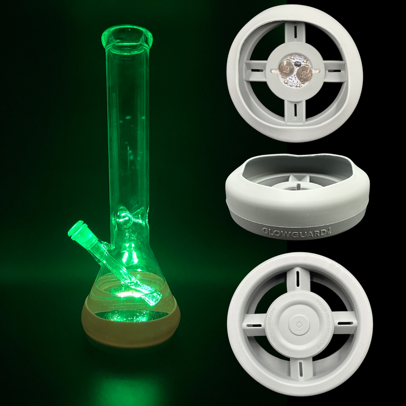 Bong Base Bumper USB Rechargeable 4.25in-6in Bases Silicone Fits Variety of Shapes - Headshop.com