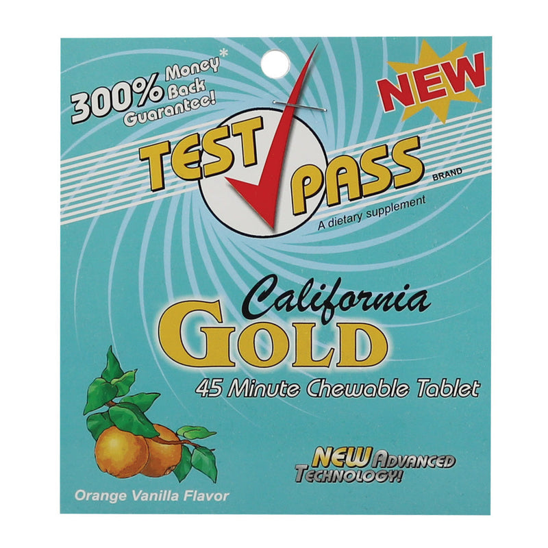 Test Pass California Gold Chewable Detox Tablets - Headshop.com