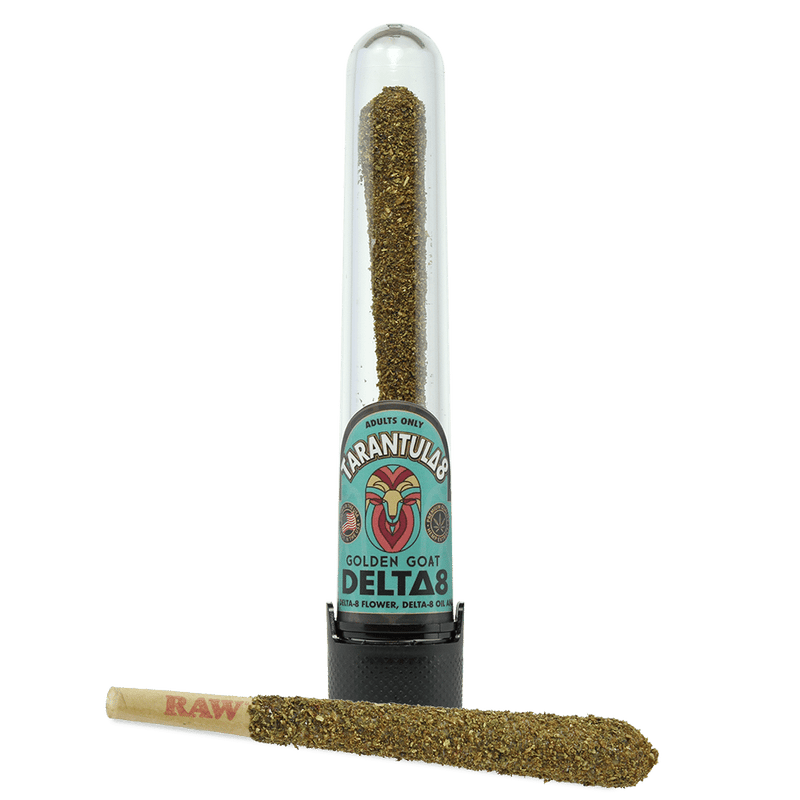 Delta-8 Tarantula Premium Kief Doobie – 100mg – 2g – Indica - Headshop.com