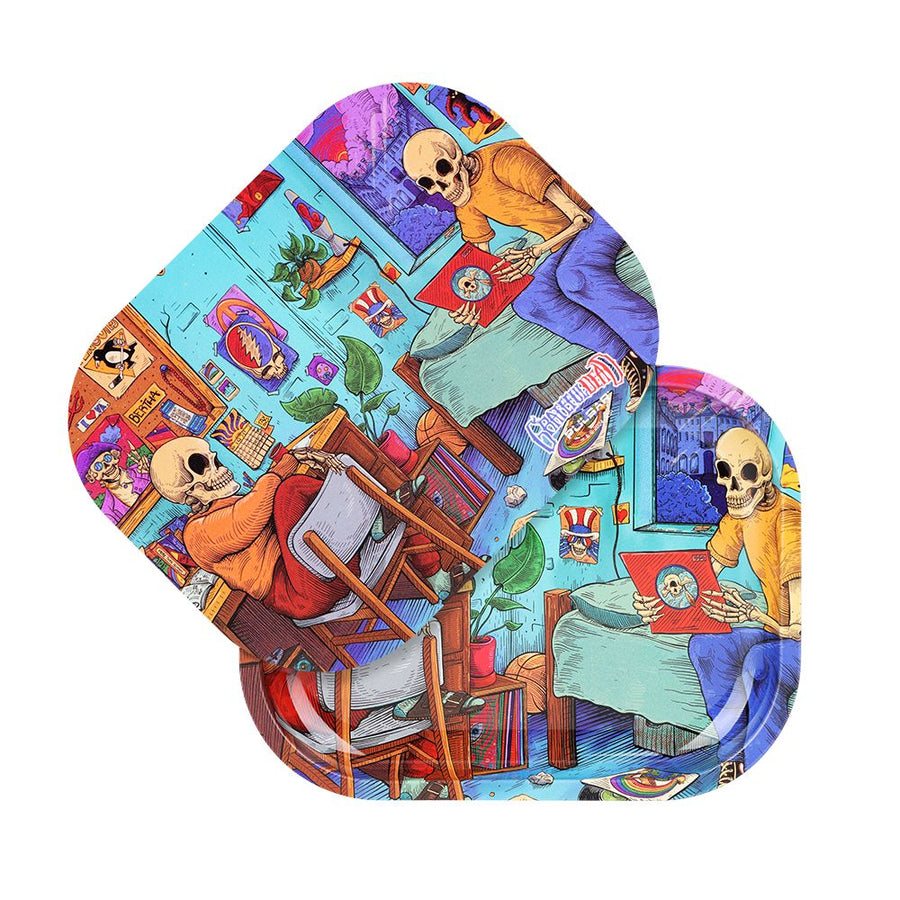 Grateful Dead x Pulsar Mini Rolling Tray & Lid Kit - Deadhead Dorm / 7"x5.5" - Headshop.com