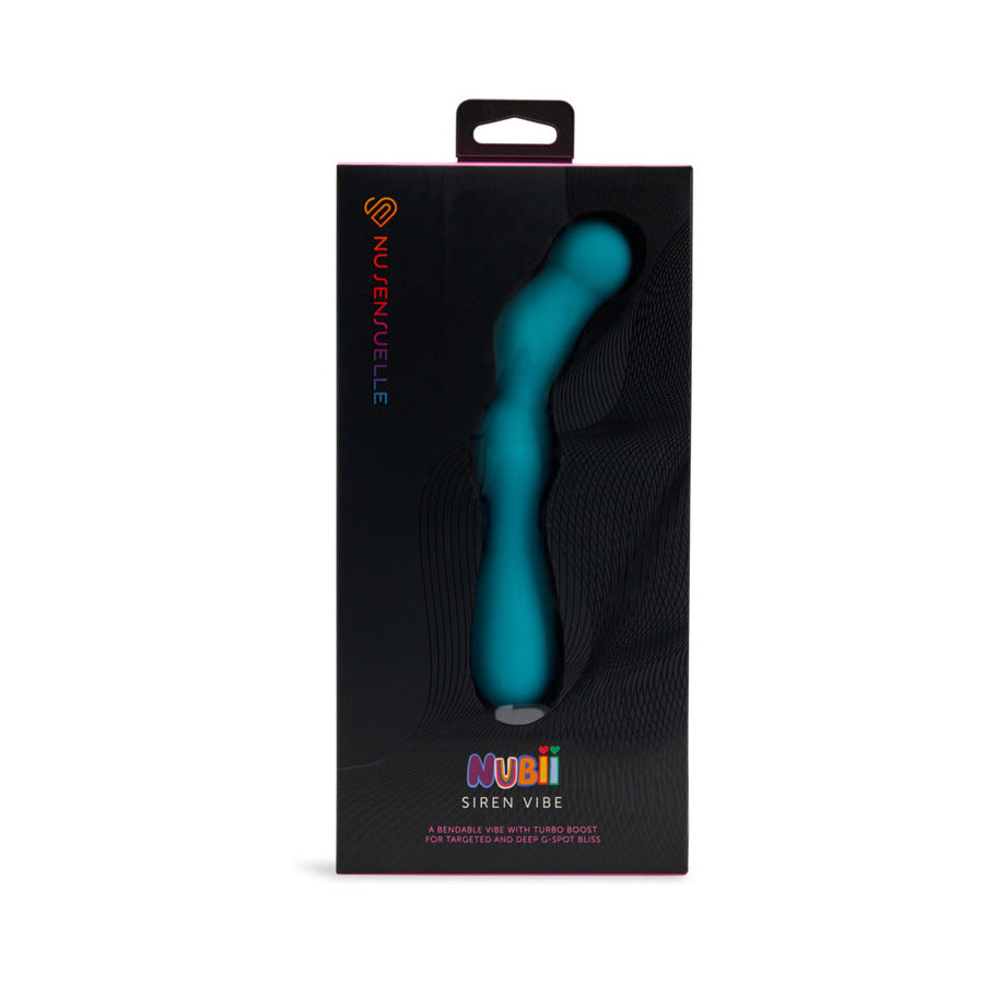 Nu Sensuelle Siren Nubii G-Spot Vibe W/ Hinge Blue - Headshop.com