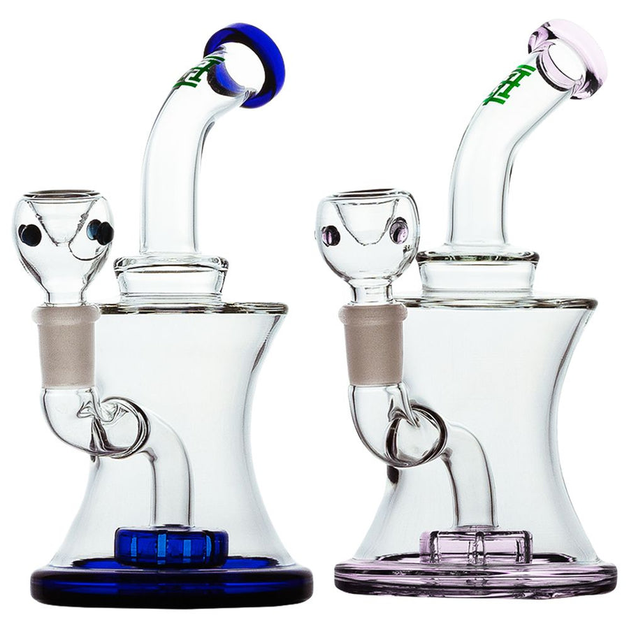 Hemper Hourglass V2 Glass Water Pipe - 7" / 14mm F - Headshop.com