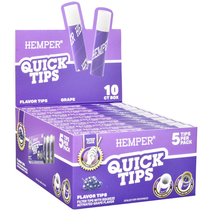 Hemper Quick Tips - 5pk - 10PC DISPLAY - Headshop.com