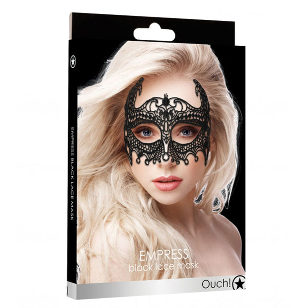 Ouch! Empress Lace Eye Mask Black - Headshop.com