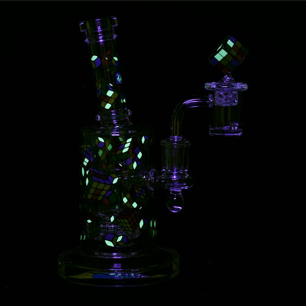Pulsar Greatest Hits Series Glow Dab Rig Kit / 8" / 14mm F - Headshop.com
