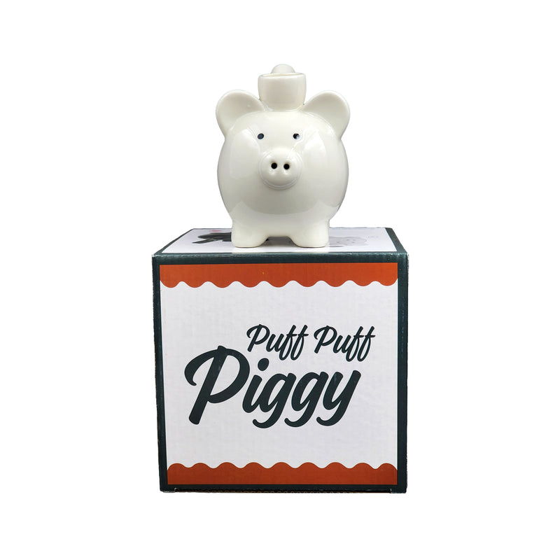 Pig Novelty Pipe - White Color - Headshop.com