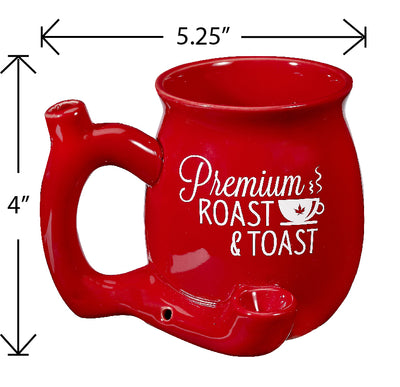 Premium Roast & Toast Mug - Red - Headshop.com
