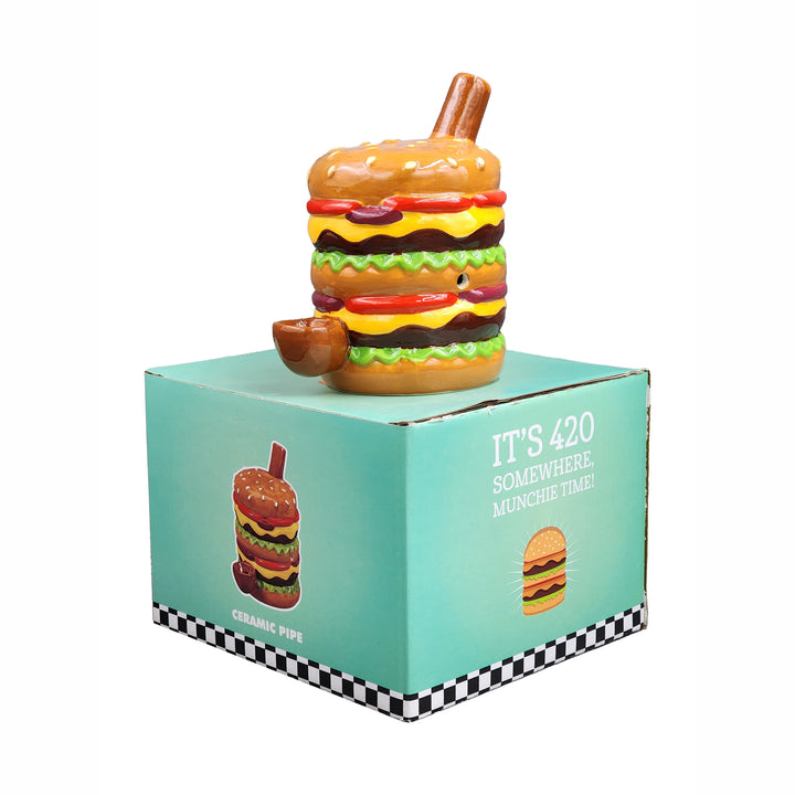 Cheese Burger Pipe - Headshop.com