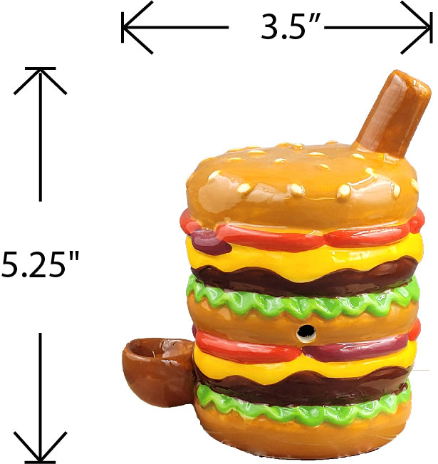 Cheese Burger Pipe - Headshop.com