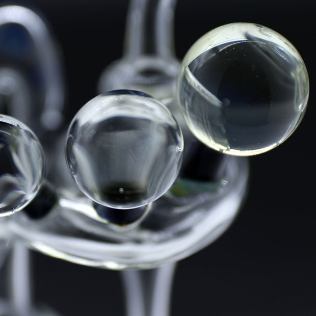 Clayball Glass "Milky Way" Heady Recycler Dab-Rig - Headshop.com