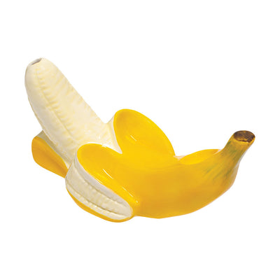Wacky Bowlz Peeled Banana Ceramic Hand Pipe | 5.5" - Headshop.com