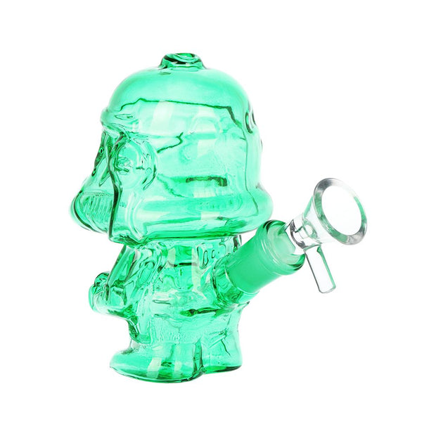 3CT BUNDLE - Smoke Trooper Glass Bubbler - 4.5" / 14mm F / Assorted Colors