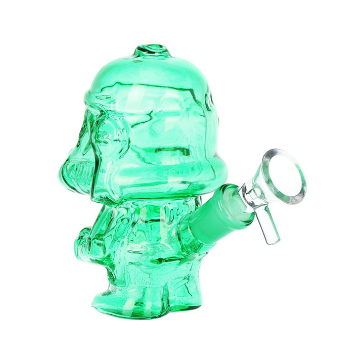 3CT BUNDLE - Smoke Trooper Glass Bubbler - 4.5" / 14mm F / Assorted Colors