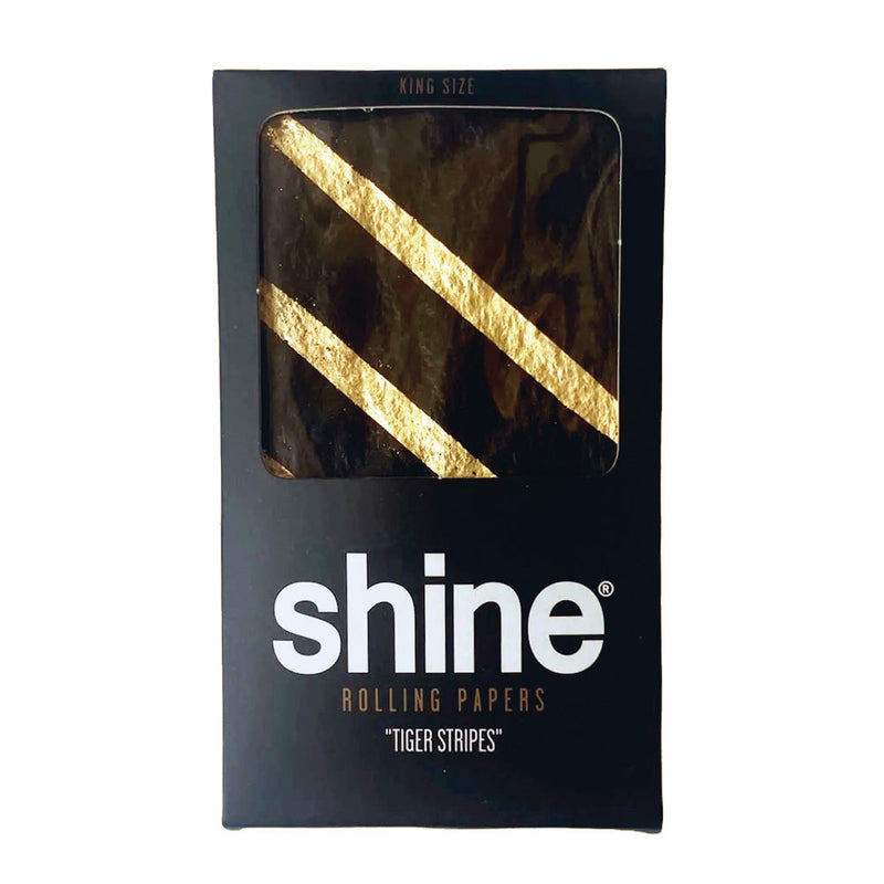 Shine Tiger Stripe Rolling Paper - 1 Paper/King Size - Headshop.com