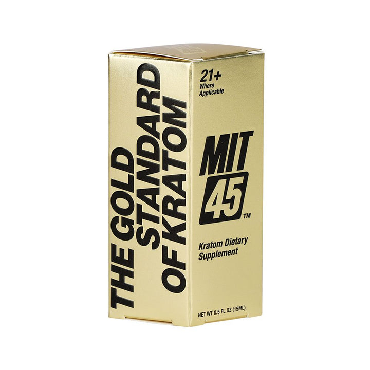 12CT DISPLAY - MIT45 Gold Liquid Kratom Shot - 125mg / 15ml - Headshop.com
