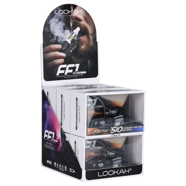 Lookah FF1 Race Car Variable Voltage 510 Vape Battery - 6ct - Headshop.com