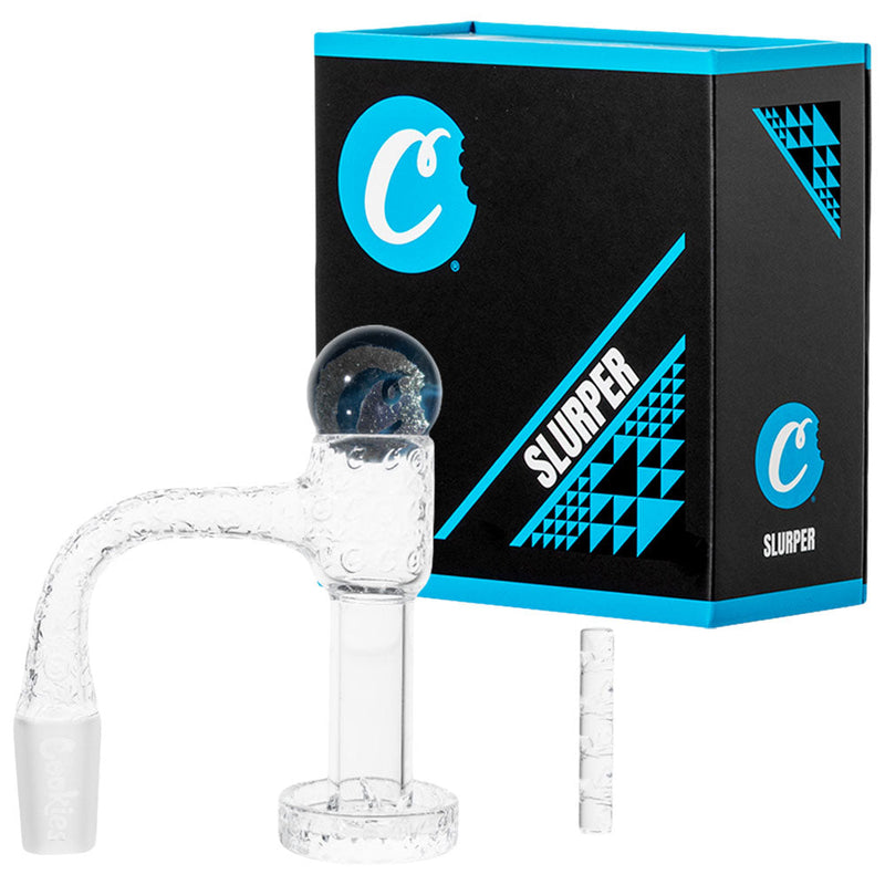 Cookies Etched Quartz Slurper Banger Kit - 14mm M - Headshop.com