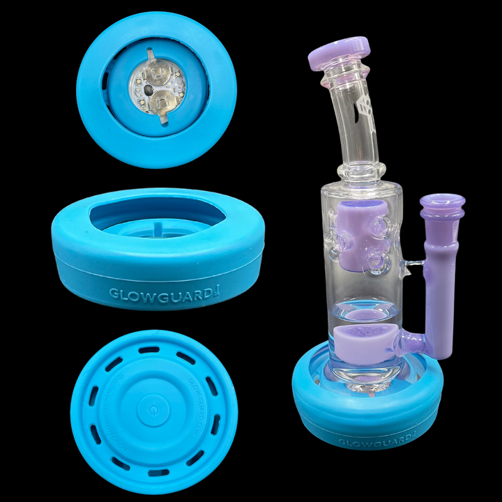 Bong Base Bumper USB Rechargeable 3in-4.25in Bases Silicone Fits Variety of Shapes - Headshop.com