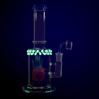 Pineapple Perc Oil Rig - 11" / 19mm F / Colors Vary