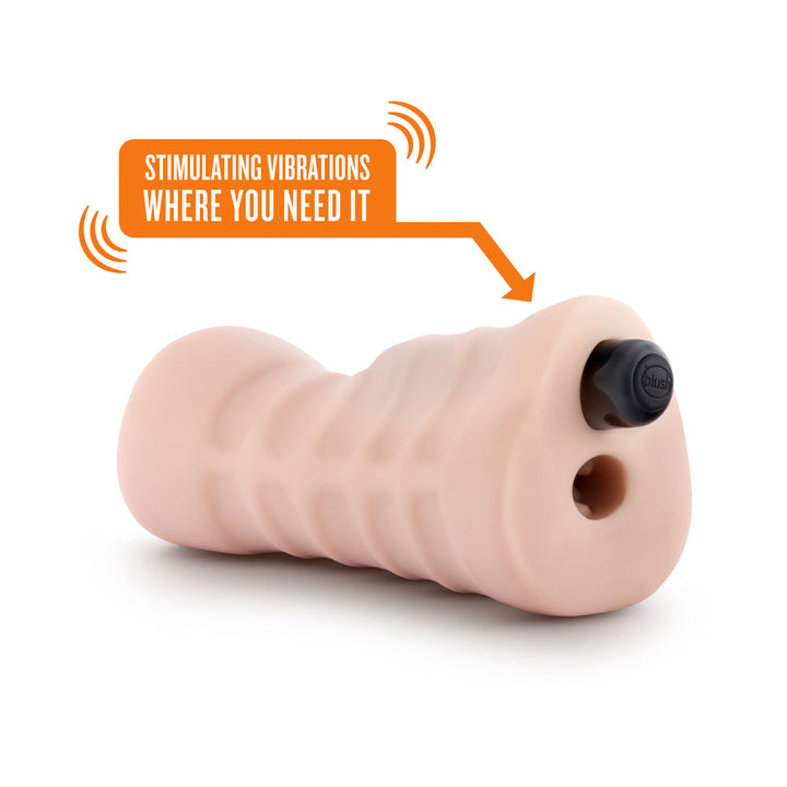 EnLust Destini Vibrating Stroker Beige - Headshop.com