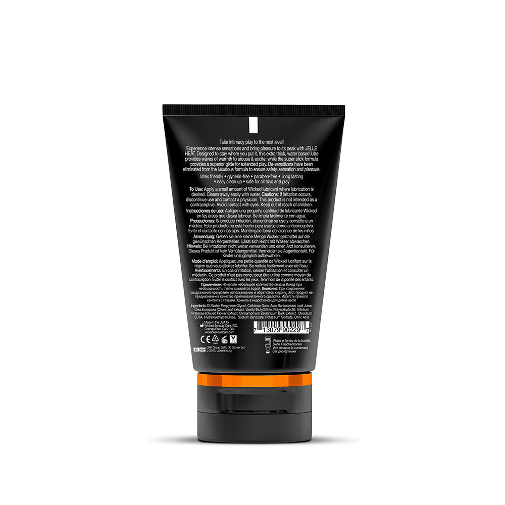 Wicked Jelle Heat Warming Anal Lubricant 4 oz. - Headshop.com