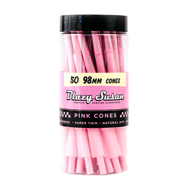 Blazy Susan Pink Paper Cones - Headshop.com