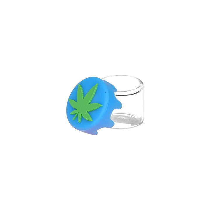 24CT DISP - Kush RX Glass Concentrate Jar w/ Silicone Lid - 6ml / Asst Colors - Headshop.com