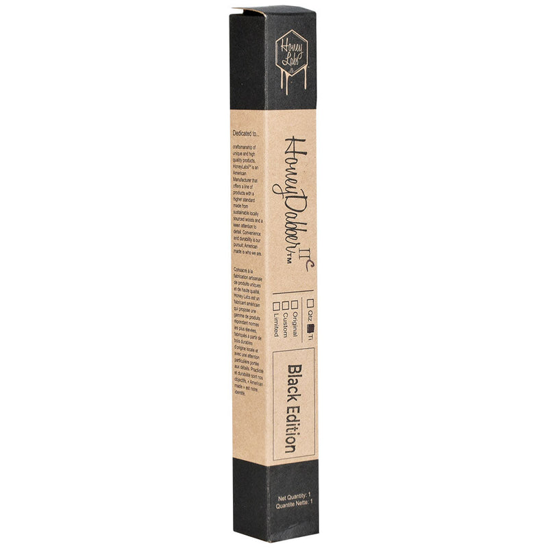 Honey Labs HoneyDabber™ II Compact Black Walnut Vapor Straw | 4.25" - Headshop.com