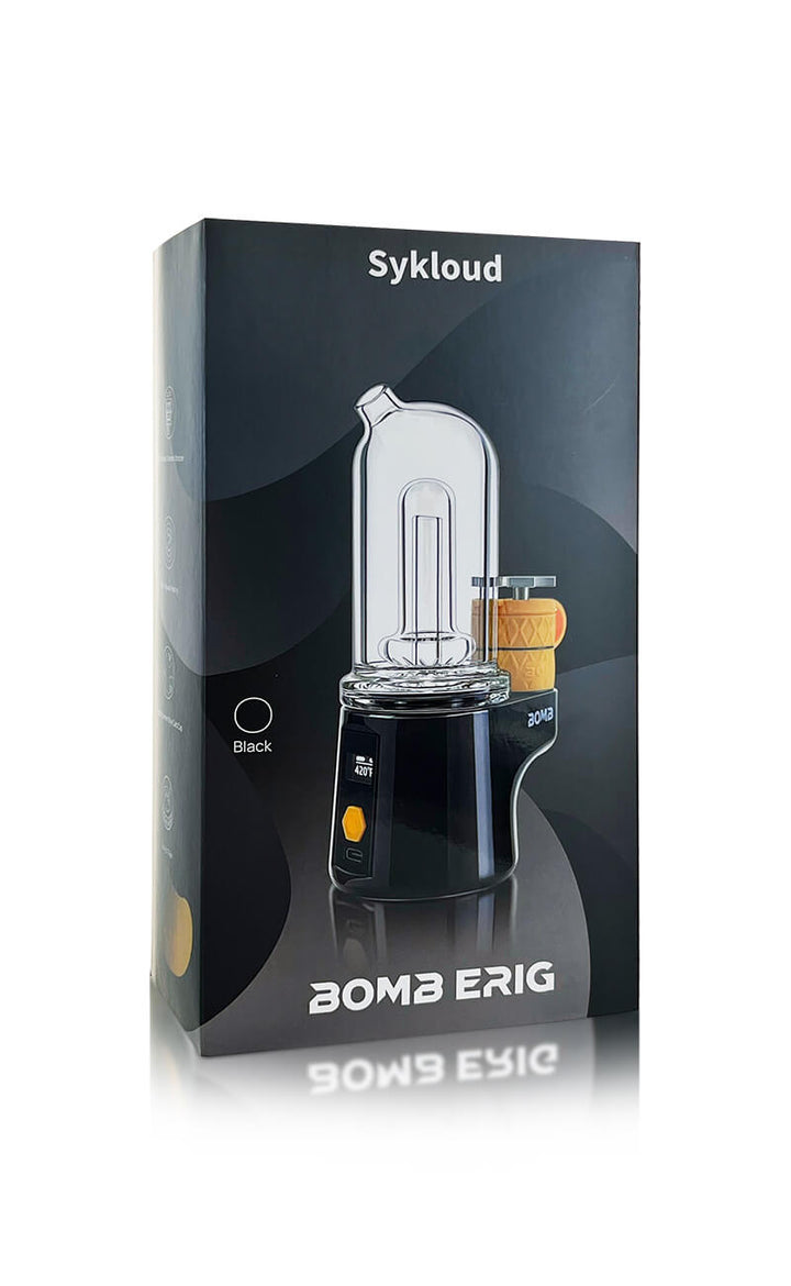 BOMB ERIG Sykloud - Portable Electric Dab Rig - Black - Headshop.com