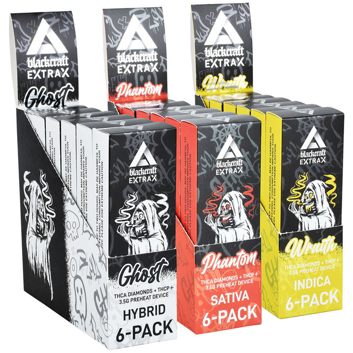 BlackCraft Extrax THCA Diamonds + THCP Disposable | 3.5g | 6pc Display - Headshop.com